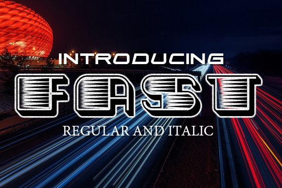 Fast: The Sharp Display Font for Modern Design