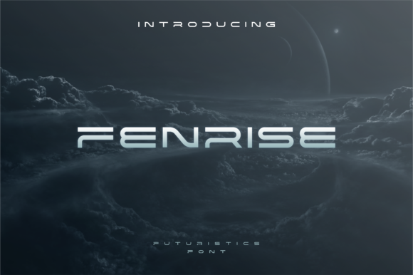 Fenrise: A Modern Display Font for Futuristic Design