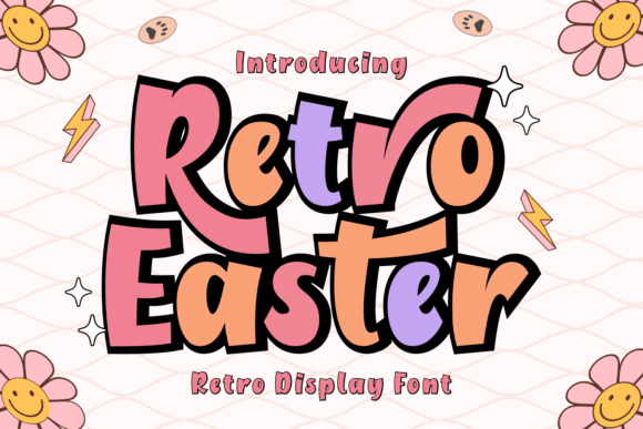 Retro Easter: A Groovy Typeface for Modern Design