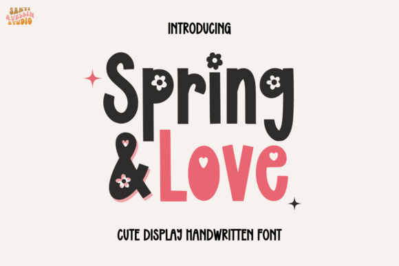Spring and Love: A Quirky Font for Creative Projects
