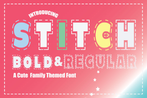Stitch: A Bold Display Font for Impactful Design