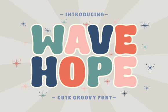 Wave Hope: A Playful Font for Joyful Design